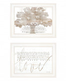 Set Of Two Love In the Moment White Framed Print Wall Art - Homeroots