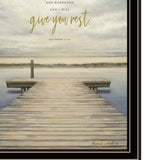 Set Of Two Lake Side Reprieve 1 Black Framed Print Wall Art - Homeroots