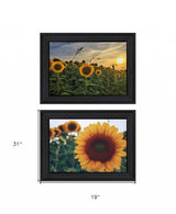 Set Of Two Midwest Living 2 Black Framed Print Wall Art - Homeroots - Flyclothing LLC