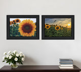 Set Of Two Midwest Living 2 Black Framed Print Wall Art - Homeroots