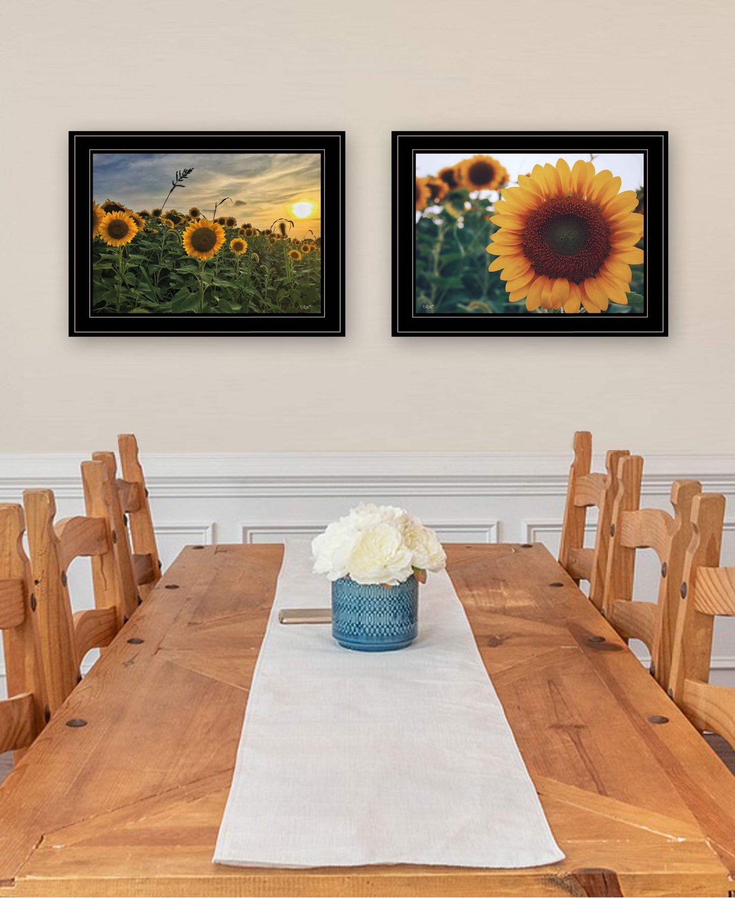 Set Of Two Midwest Living 3 Black Framed Print Wall Art - Homeroots - Flyclothing LLC