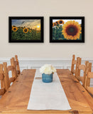 Set Of Two Midwest Living 3 Black Framed Print Wall Art - Homeroots