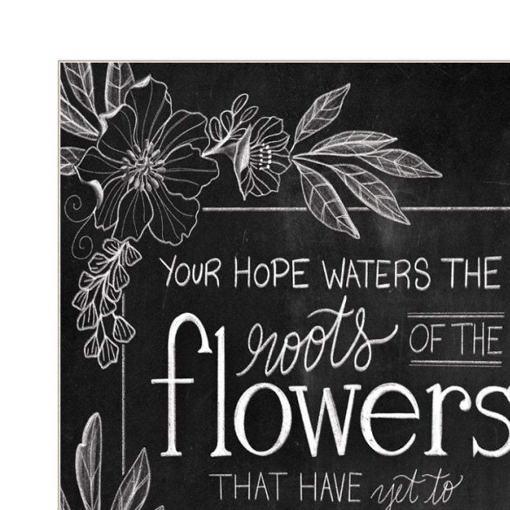 Set Of Two Black and White Flowers in Bloom White Framed Print Wall Art - Homeroots - Flyclothing LLC