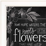 Set Of Two Vintage Flowers in Bloom White Framed Print Wall Art - Homeroots - Flyclothing LLC