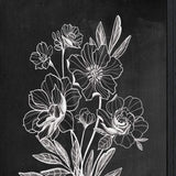 Set Of Two Vintage Flowers in Bloom Black Framed Print Wall Art - Homeroots - Flyclothing LLC