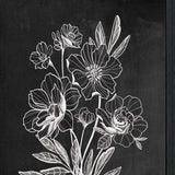Set Of Two Vintage Flowers in Bloom Black Framed Print Wall Art - Homeroots - Flyclothing LLC