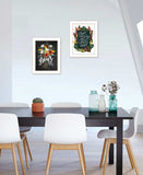 Set Of Two With Grateful Hearts White Framed Print Wall Art - Homeroots - Flyclothing LLC