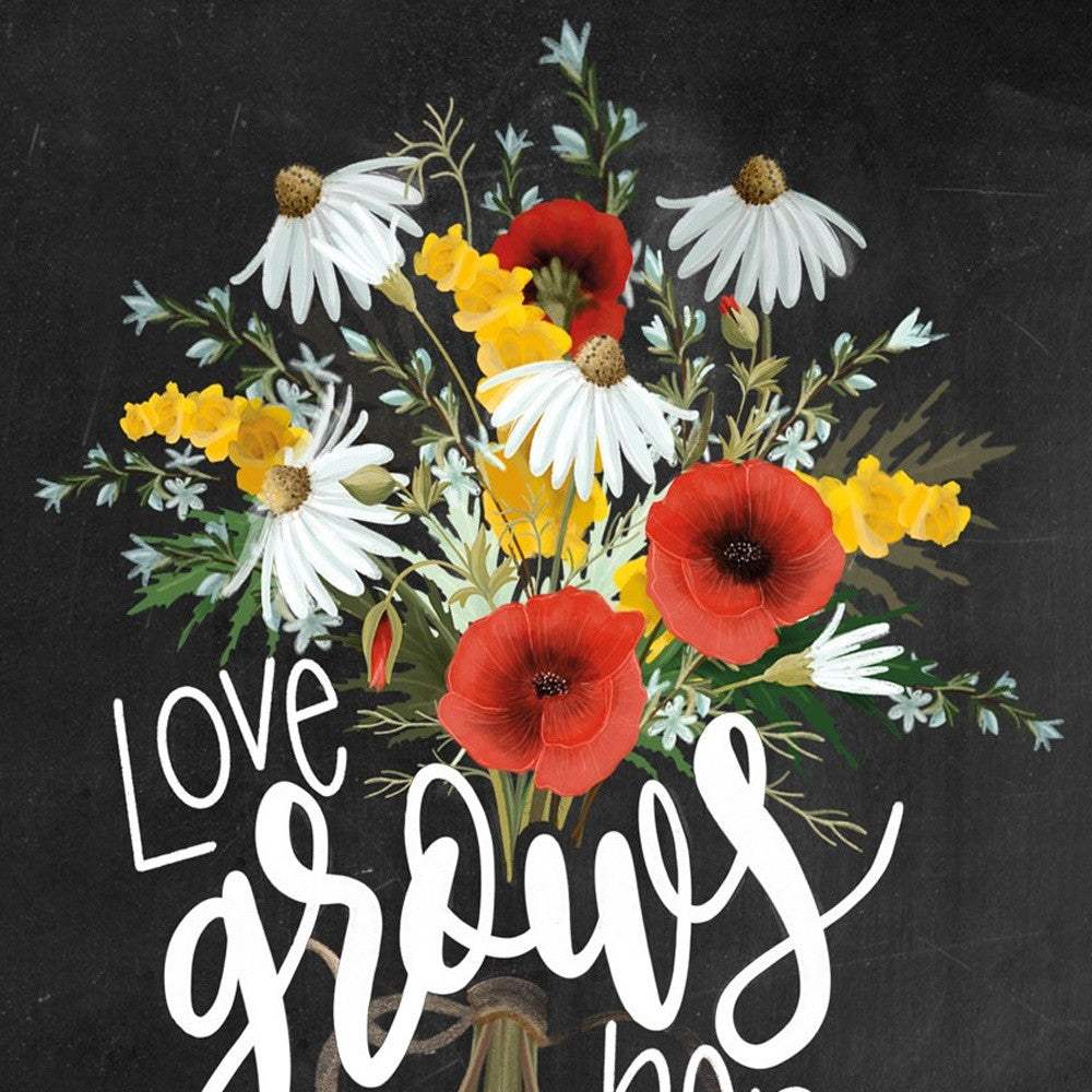 Set Of Two With Grateful Hearts Black Framed Print Wall Art - Homeroots - Flyclothing LLC