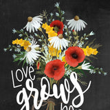 Set Of Two With Grateful Hearts Black Framed Print Wall Art - Homeroots - Flyclothing LLC