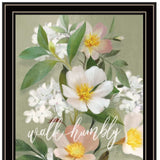 Set Of Two Farmhouse Daisies Black Framed Print Wall Art - Homeroots - Flyclothing LLC