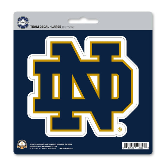 Notre Dame Fighting Irish Large Decal Sticker - Notre Dame
