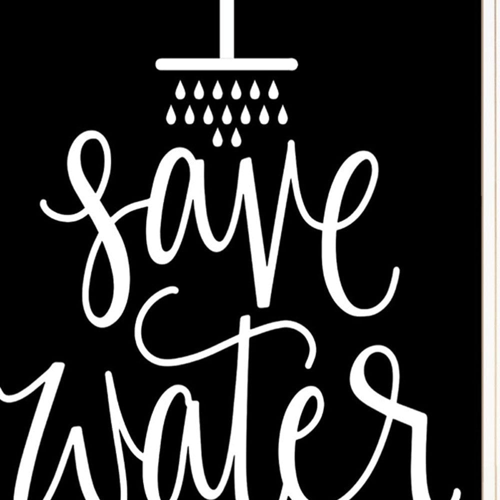 Set Of Two Wash Up White Framed Print Bathroom Wall Art - Homeroots