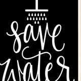 Set Of Two Wash Up White Framed Print Bathroom Wall Art - Homeroots - Flyclothing LLC