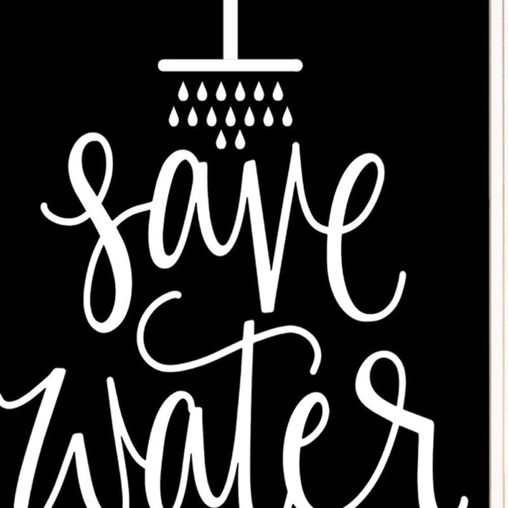 Set Of Two Wash Up White Framed Print Bathroom Wall Art - Homeroots - Flyclothing LLC