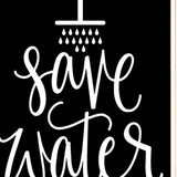 Set Of Two Wash Up White Framed Print Bathroom Wall Art - Homeroots
