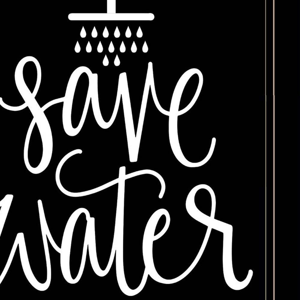 Set Of Two Wash Up Black Framed Print Bathroom Wall Art - Homeroots - Flyclothing LLC