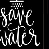 Set Of Two Wash Up Black Framed Print Bathroom Wall Art - Homeroots - Flyclothing LLC
