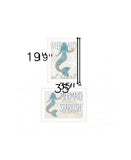 Set Of Two Two Mermaids 2 White Framed Print Wall Art - Homeroots