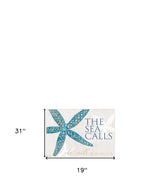 Set Of Two Mermaid Kisses Starfish Wishes 2 White Framed Print Wall Art - Homeroots - Flyclothing LLC