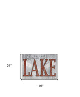 Set Of Two Lake Life is Better 1 White Framed Print Wall Art - Homeroots - Flyclothing LLC