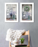 Set Of Two Love and Memories White Framed Print Wall Art - Homeroots - Flyclothing LLC