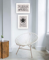 Set Of Two His Mercies and Thankful 1 White Framed Print Wall Art - Homeroots - Flyclothing LLC