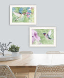 Set Of Two Humming Bird 1 and 2 White Framed Print Wall Art - Homeroots - Flyclothing LLC