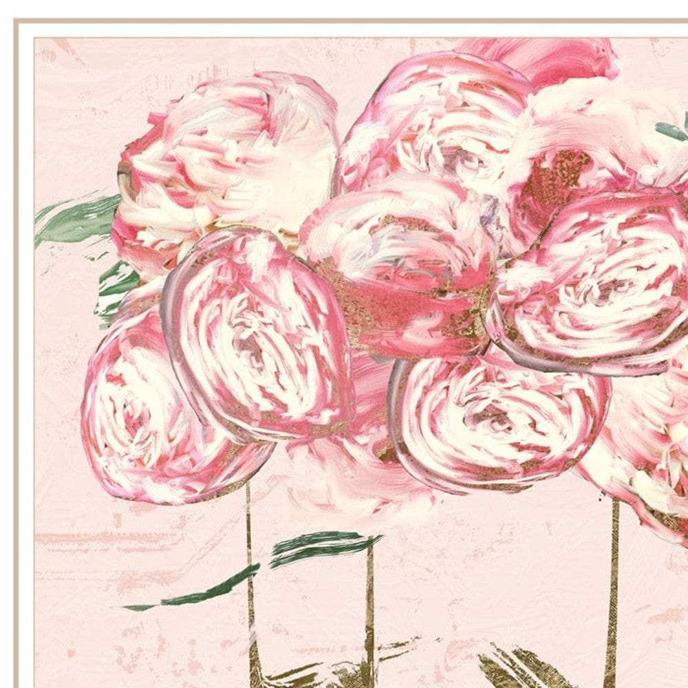 Set Of Two The Peonies 2 White Framed Print Wall Art - Homeroots - Flyclothing LLC