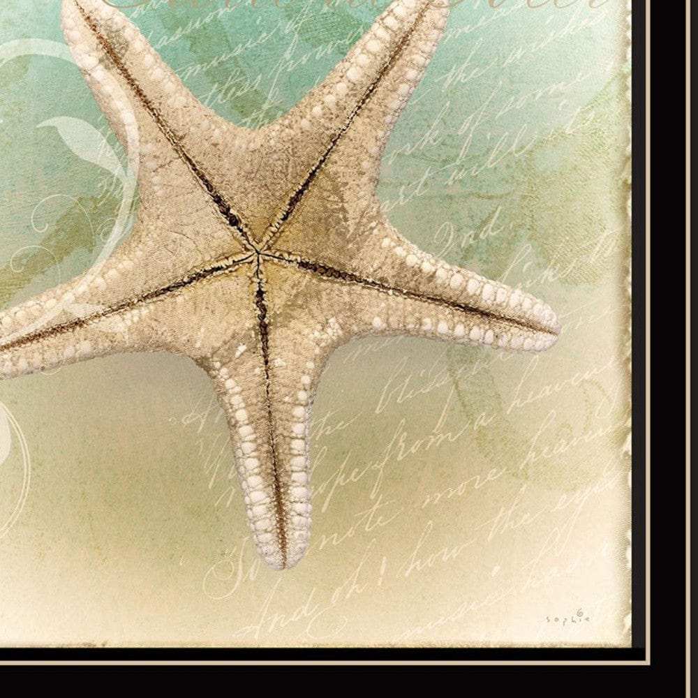 Set Of Two The Sea I and Sea II 1 Black Framed Print Wall Art - Homeroots - Flyclothing LLC