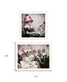 Set Of Two The Salon White Framed Print Wall Art - Homeroots - Flyclothing LLC