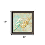Set Of Four Ocean 1 Black Framed Print Wall Art - Homeroots - Flyclothing LLC