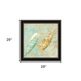 Set Of Four Ocean 1 Black Framed Print Wall Art - Homeroots - Flyclothing LLC