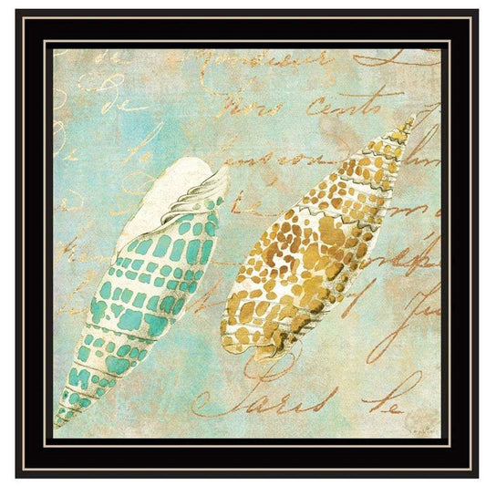 Set Of Four Ocean 1 Black Framed Print Wall Art - Homeroots - Flyclothing LLC