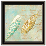 Set Of Four Ocean 1 Black Framed Print Wall Art - Homeroots