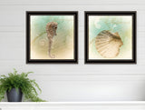 Set Of Two The Sea III and Sea IV 1 Black Framed Print Wall Art - Homeroots