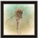 Set Of Two The Sea III and Sea IV 1 Black Framed Print Wall Art - Homeroots