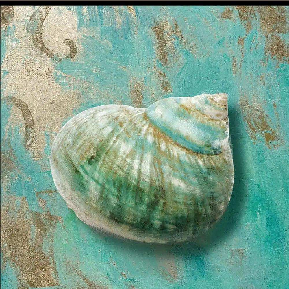 Set Of Two Azurica I and Sea II 1 Black Framed Print Wall Art - Homeroots - Flyclothing LLC