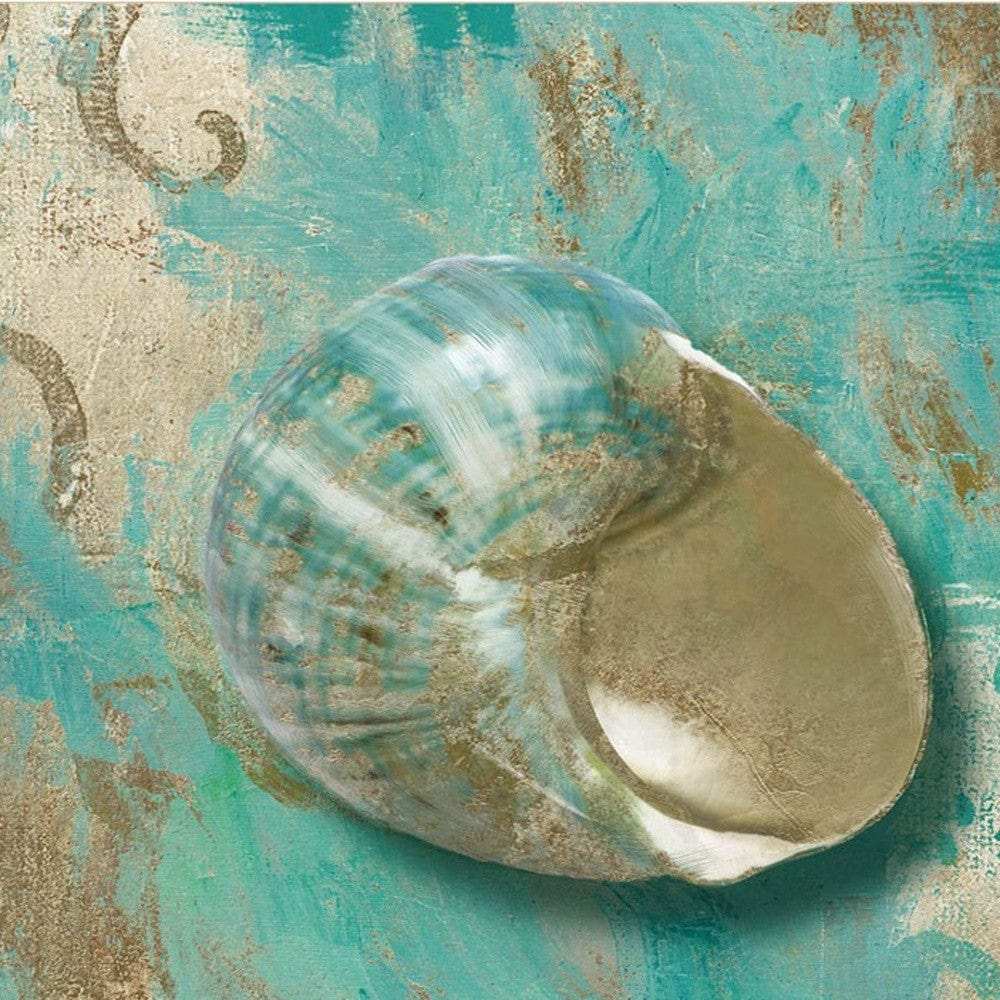 Set Of Two Azurica I and Sea II 2 White Framed Print Wall Art - Homeroots - Flyclothing LLC