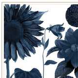 Set Of Two Sunflower Blues 2 White Framed Print Wall Art - Homeroots - Flyclothing LLC