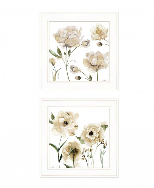 Set Of Two Brittany I and Sea II 1 White Framed Print Wall Art - Homeroots - Flyclothing LLC