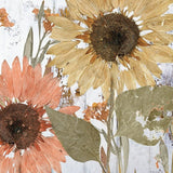 Set Of Two Earth to Petals 2 White Framed Print Wall Art - Homeroots