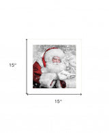 Santas Little Friends 2 White Framed Print Wall Art - Homeroots - Flyclothing LLC