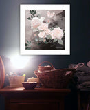 Noir Roses 1 White Framed Print Wall Art - Homeroots - Flyclothing LLC