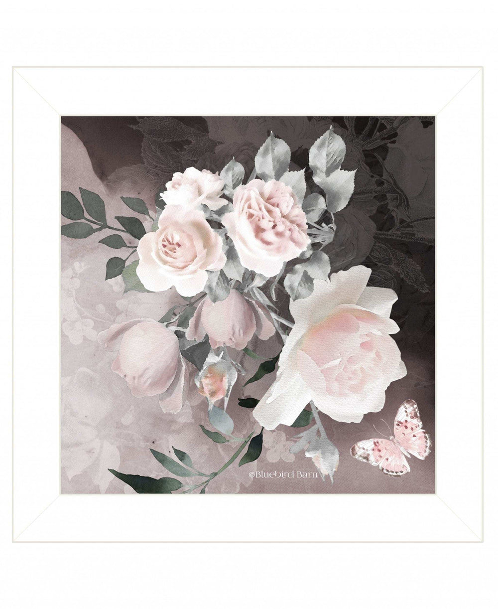 Noir Roses IV 2 White Framed Print Wall Art - Homeroots - Flyclothing LLC