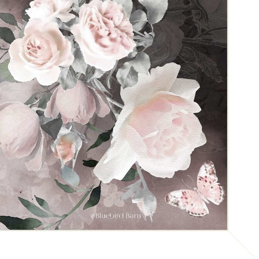 Noir Roses IV 2 White Framed Print Wall Art - Homeroots - Flyclothing LLC