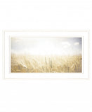 Fields of Gold 1 White Framed Print Wall Art - Homeroots