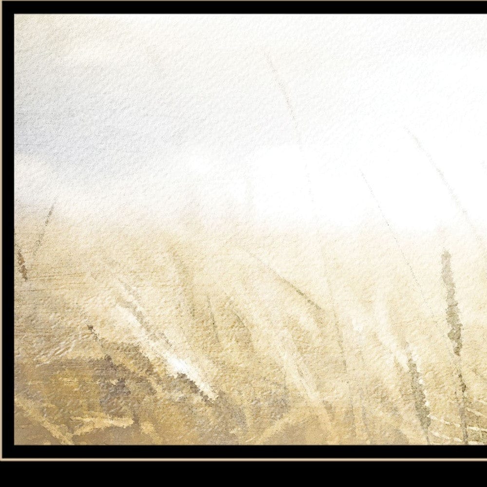 Fields of Gold 2 Black Framed Print Wall Art - Homeroots