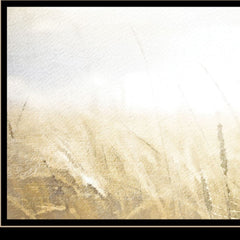 Fields of Gold 2 Black Framed Print Wall Art - Homeroots