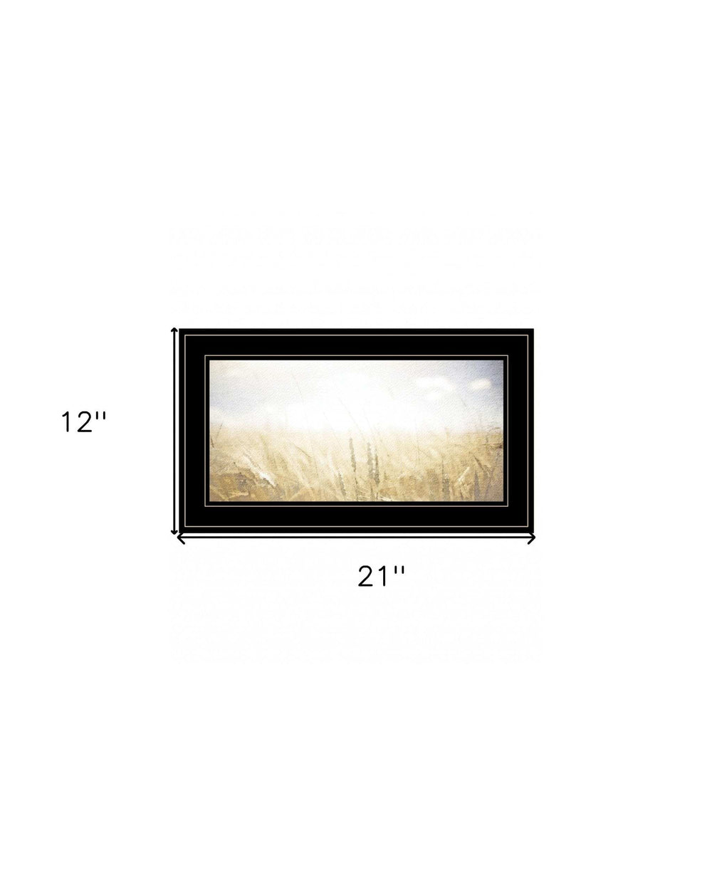 Fields of Gold 2 Black Framed Print Wall Art - Homeroots - Flyclothing LLC