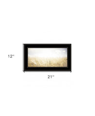 Fields of Gold 2 Black Framed Print Wall Art - Homeroots